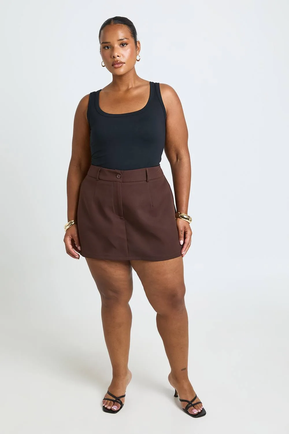Tailored Pocket Detail Skort by boohoo