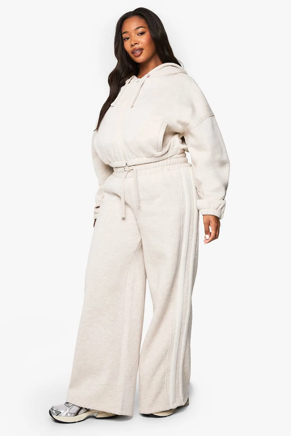 Side Stripe Elasticated Waist Joggers Pants by boohoo