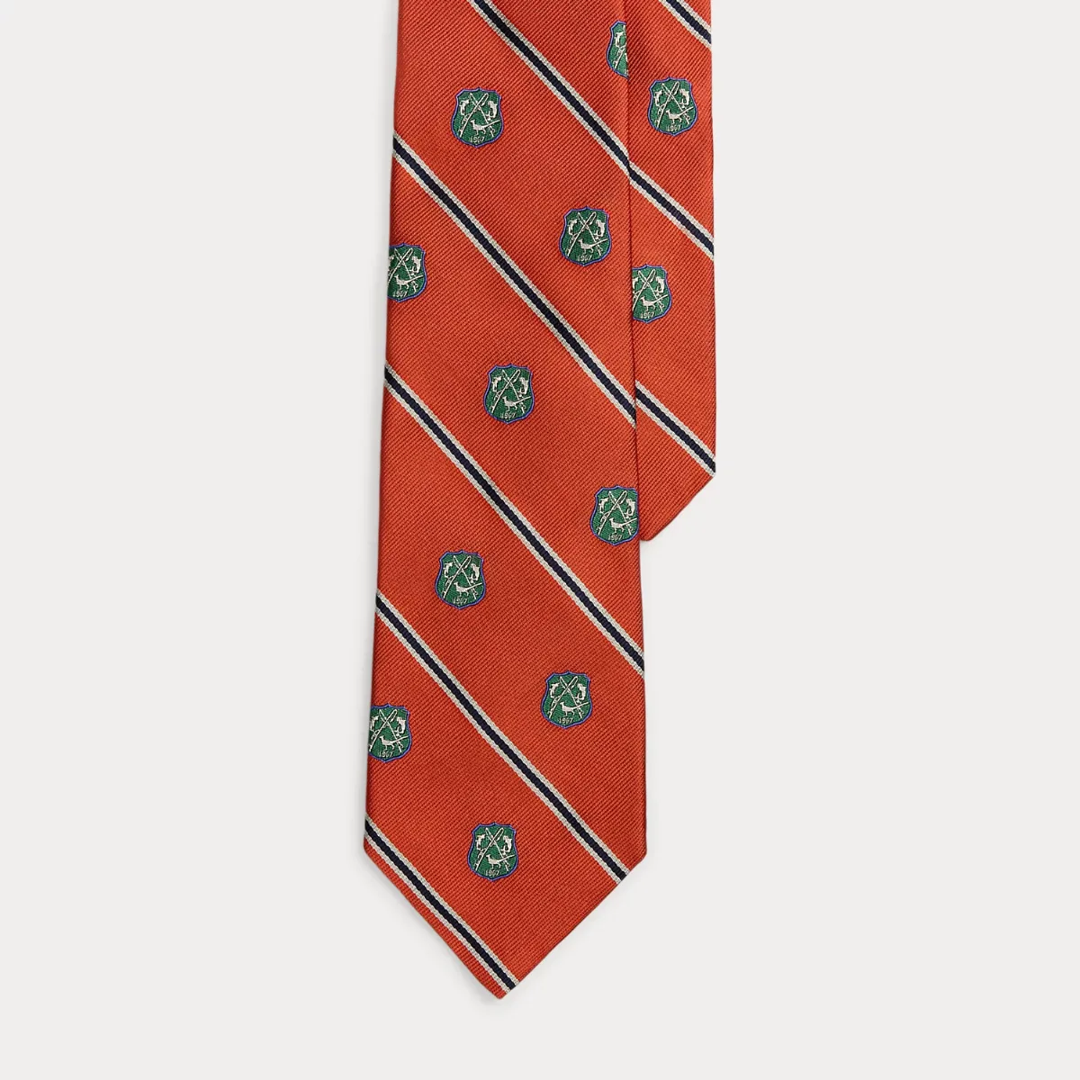 Silk Repp Club Tie by Ralph Lauren
