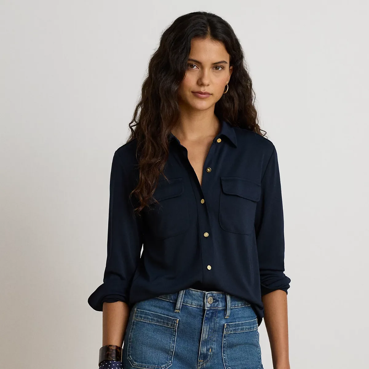 Stretch Jersey Shirt by Ralph Lauren