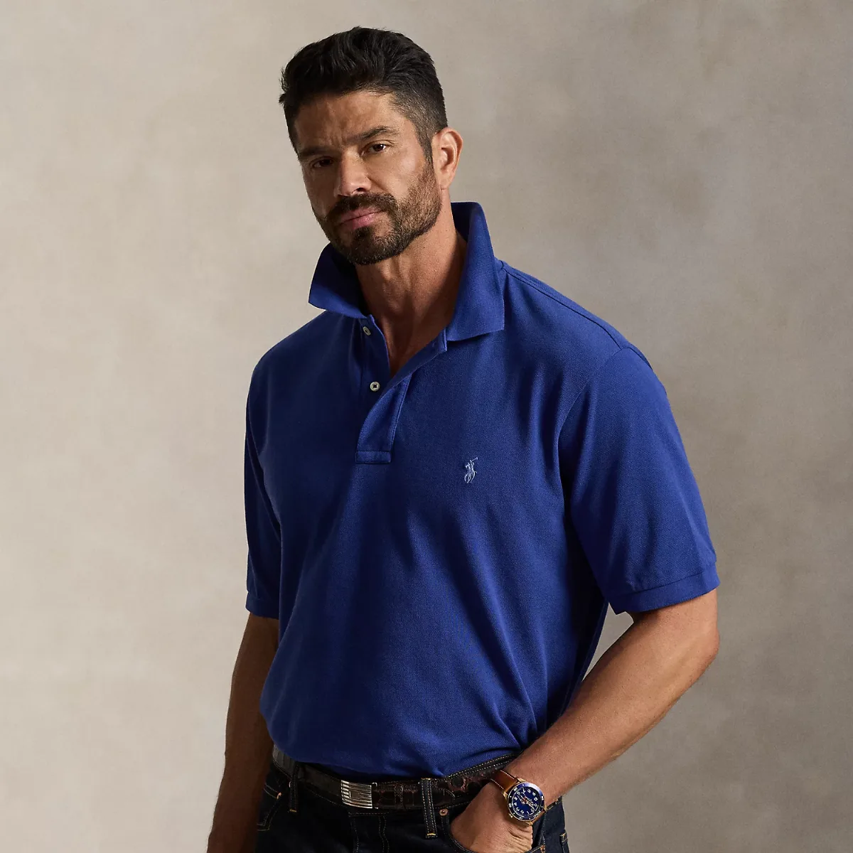 The Iconic Mesh Polo Shirt by Ralph Lauren