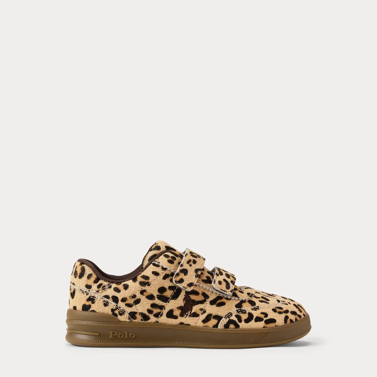 Hollis Leopard Print Haircalf EZ Sneaker by Ralph Lauren