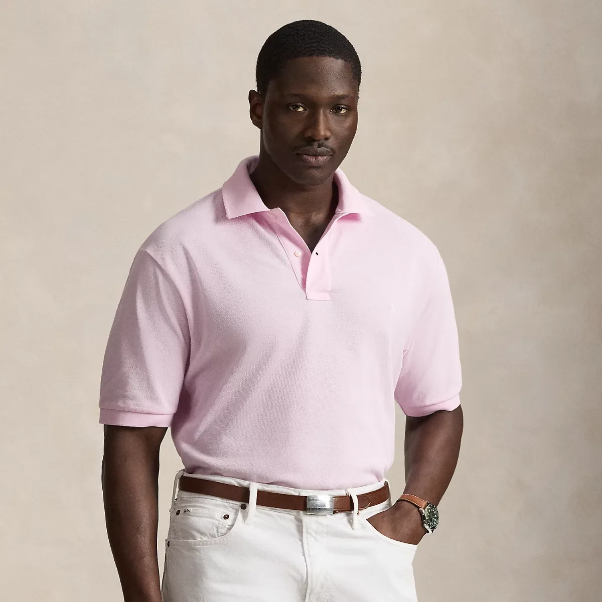 The Iconic Mesh Polo Shirt by Ralph Lauren