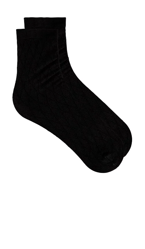 Cotton Diamond Socks by Wolford