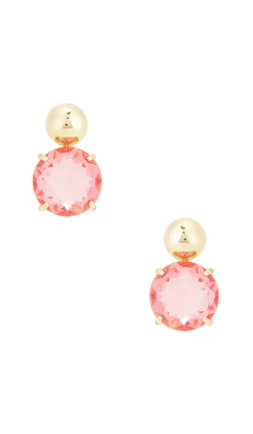 Crystal Cactus Flower Stud Earrings by Lele Sadoughi