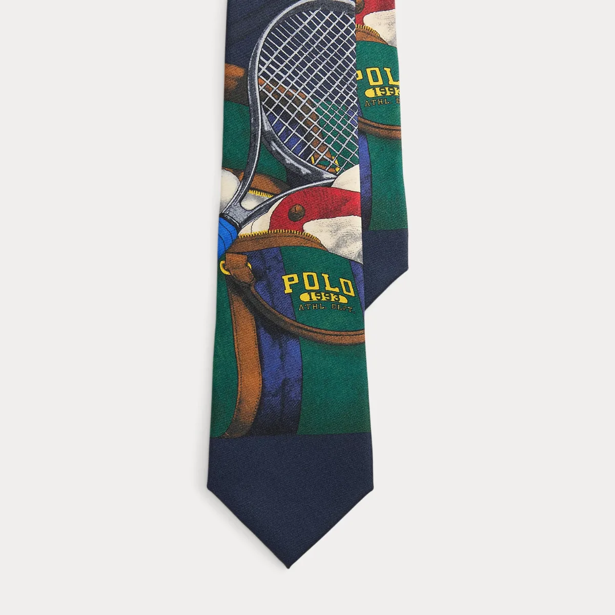 Tennis-Print Silk Tie by Ralph Lauren