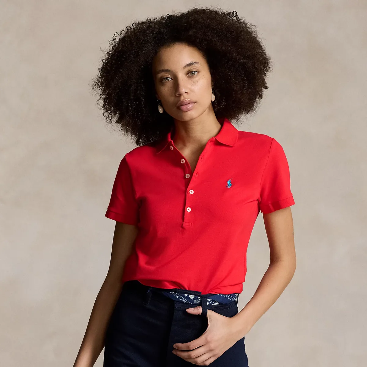 Slim Fit Stretch Polo Shirt by Ralph Lauren