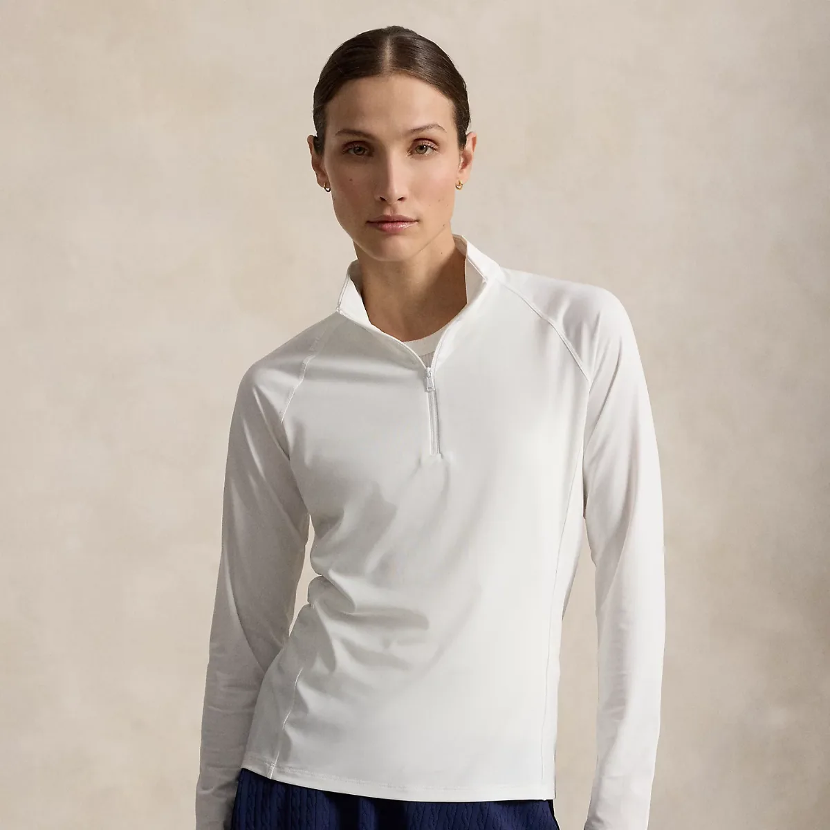 Stretch-Jersey Quarter-Zip by Ralph Lauren
