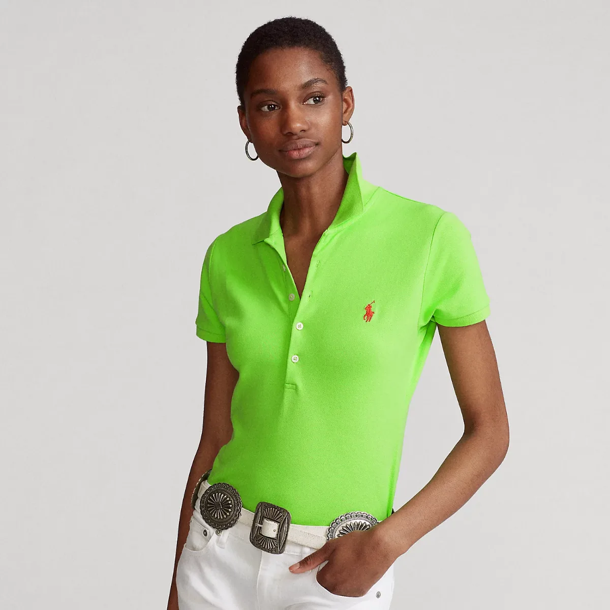Slim Fit Stretch Polo Shirt by Ralph Lauren