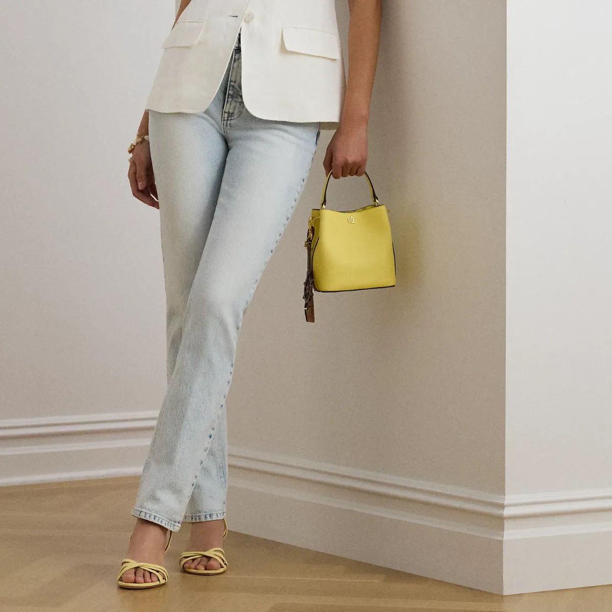 High-Rise Straight Ankle Jean by Ralph Lauren