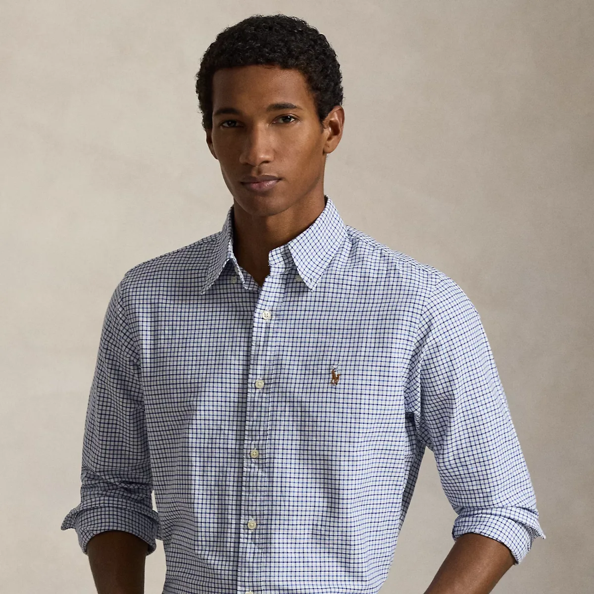 Classic Fit Tattersall Oxford Shirt by Ralph Lauren