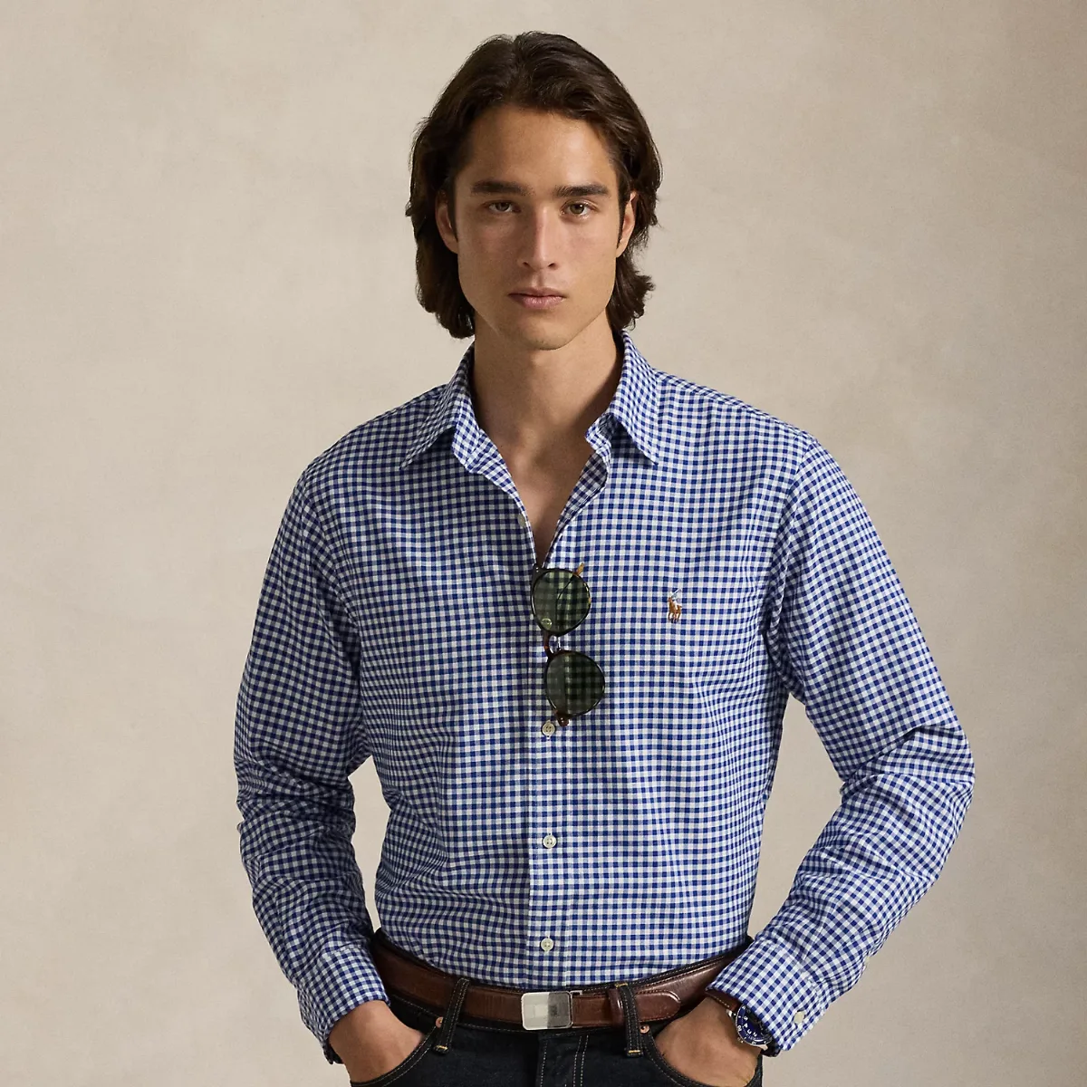 Classic Fit Gingham Oxford Shirt by Ralph Lauren