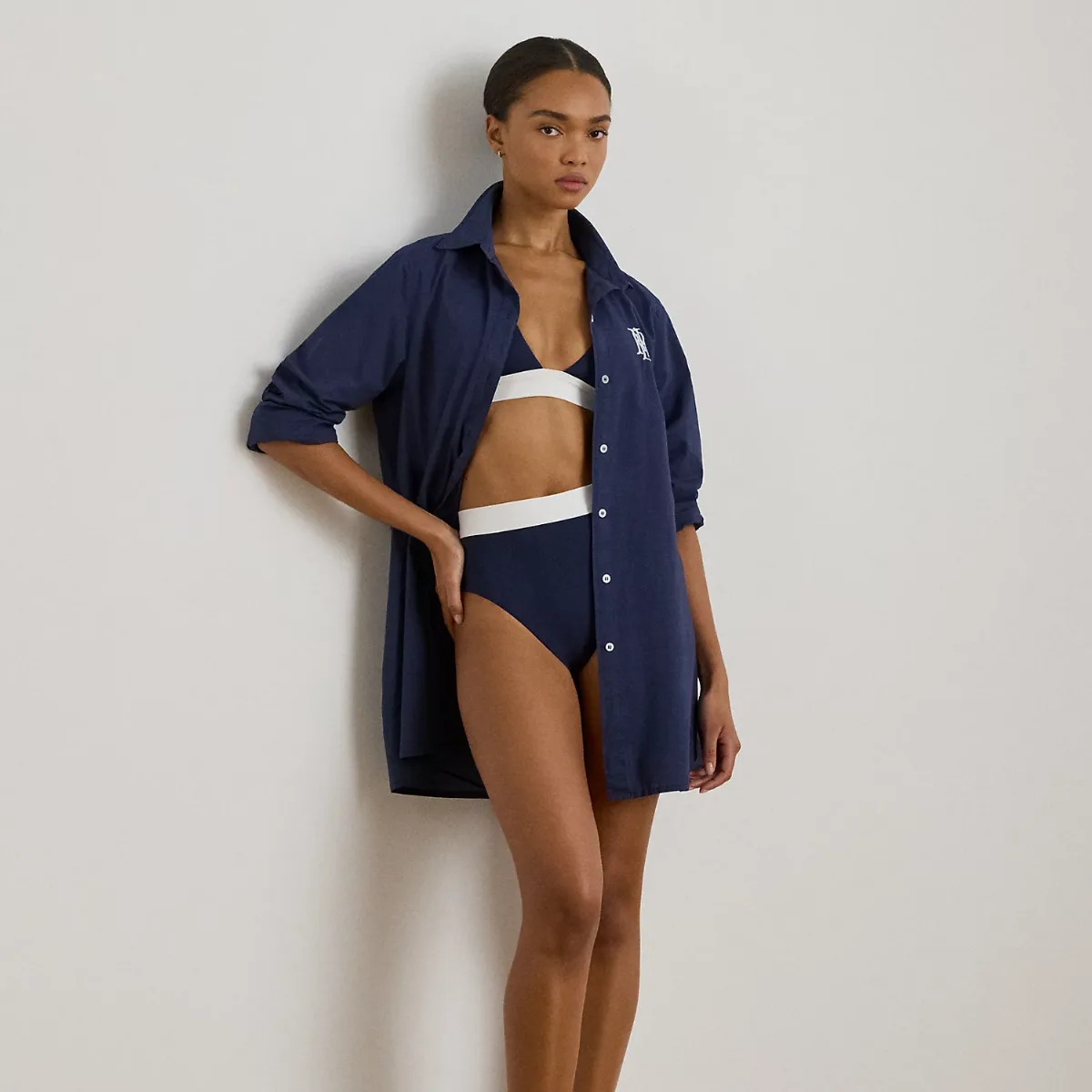 Organic Cotton Shirt Cover-Up by Ralph Lauren