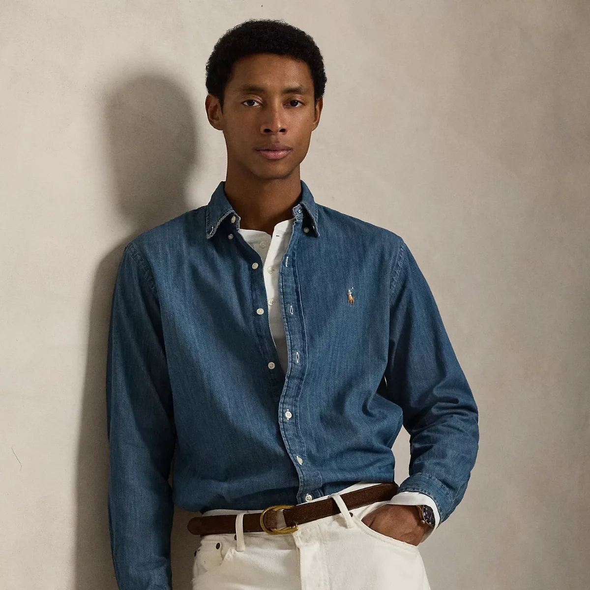 Classic Fit Denim Shirt by Ralph Lauren