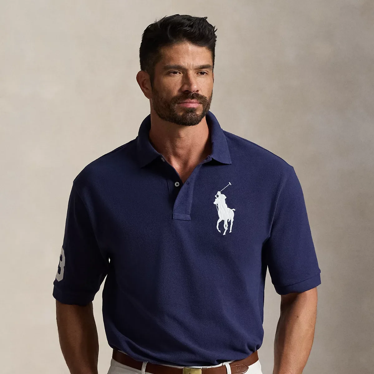 Big Pony Mesh Polo Shirt by Ralph Lauren