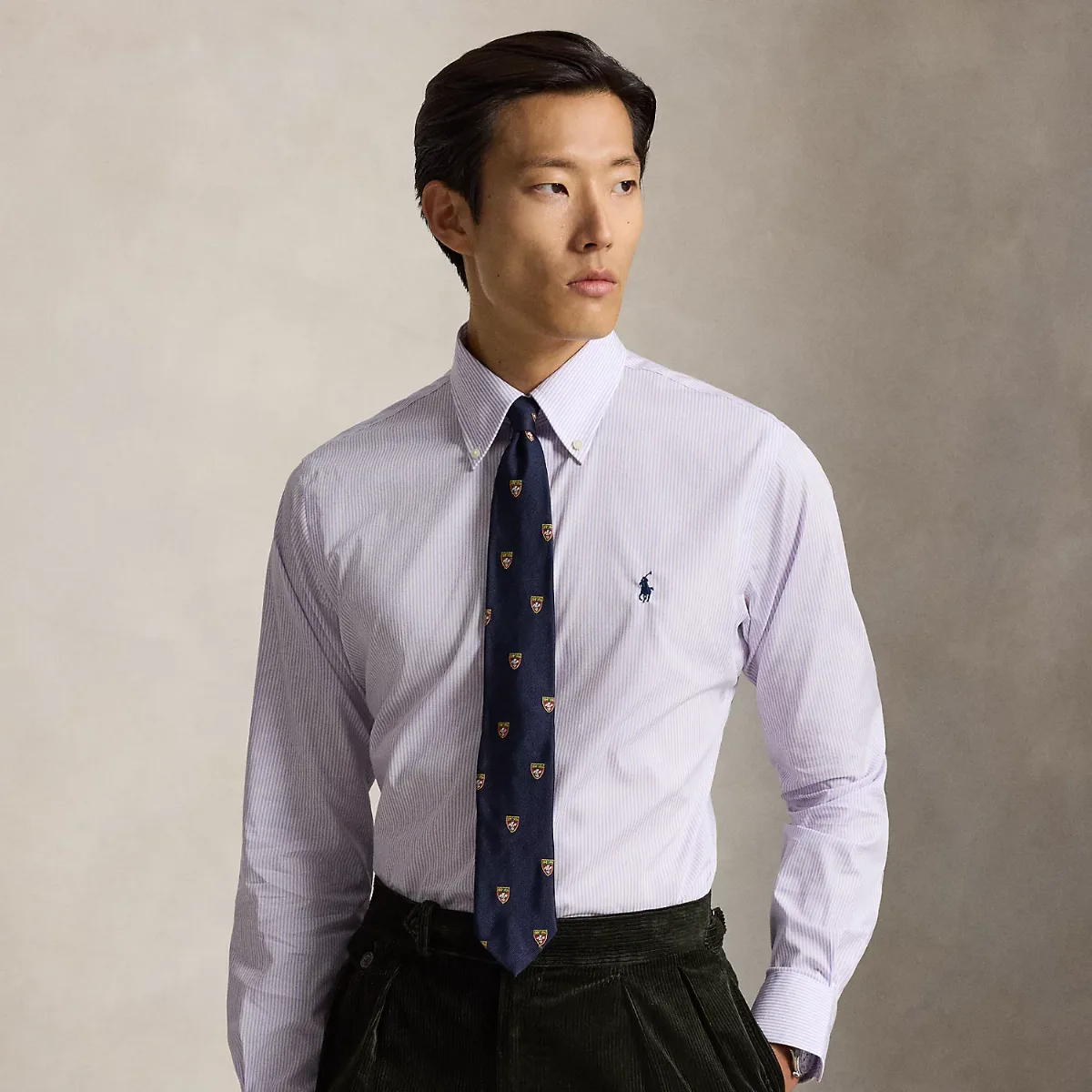 Custom Fit Striped Poplin Shirt by Ralph Lauren