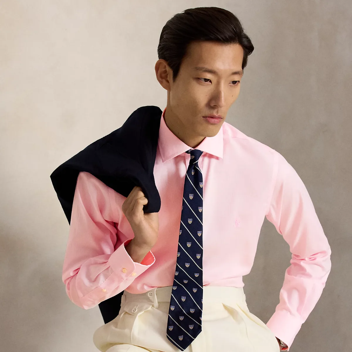 Regent Custom Fit Textured Shirt by Ralph Lauren