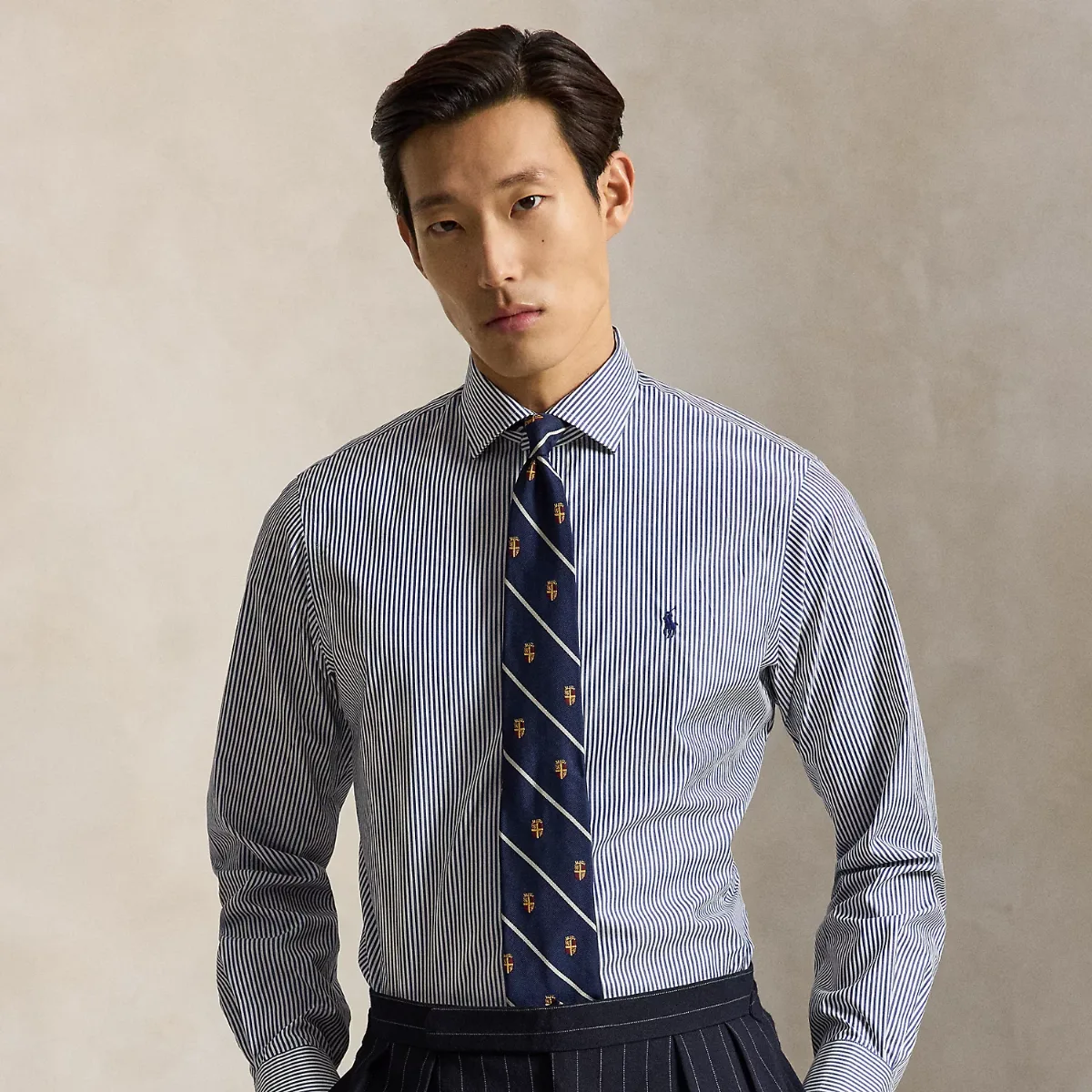 Custom Fit Striped Poplin Shirt by Ralph Lauren