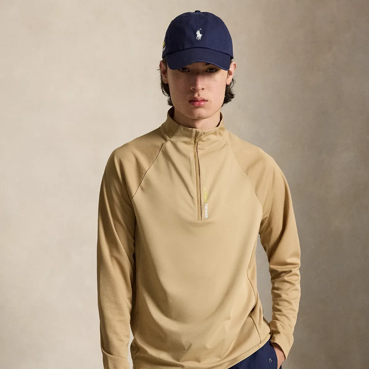 US Open Paneled Stretch Jersey Pullover by Ralph Lauren