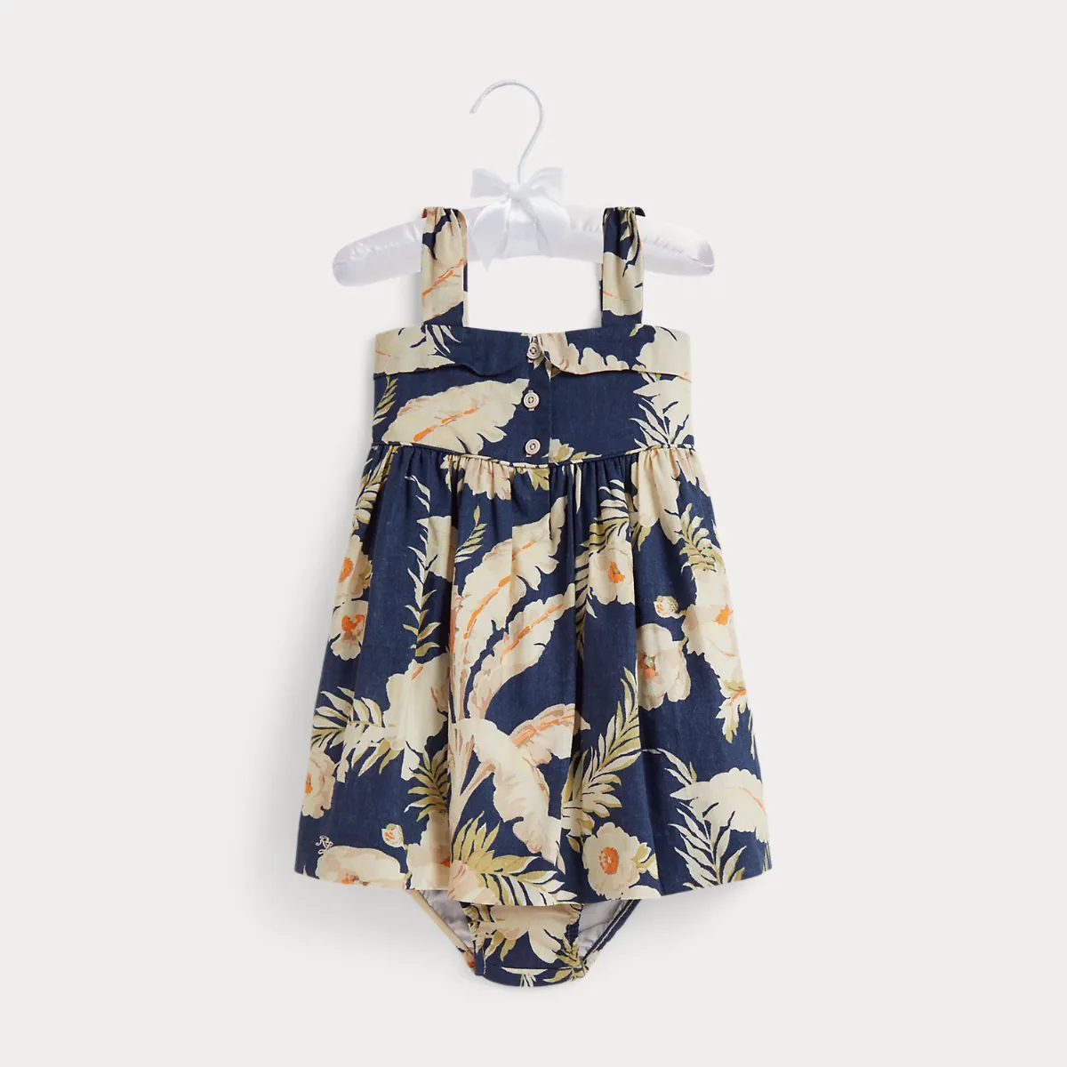 Linen-Cotton Dress & Bloomer by Ralph Lauren