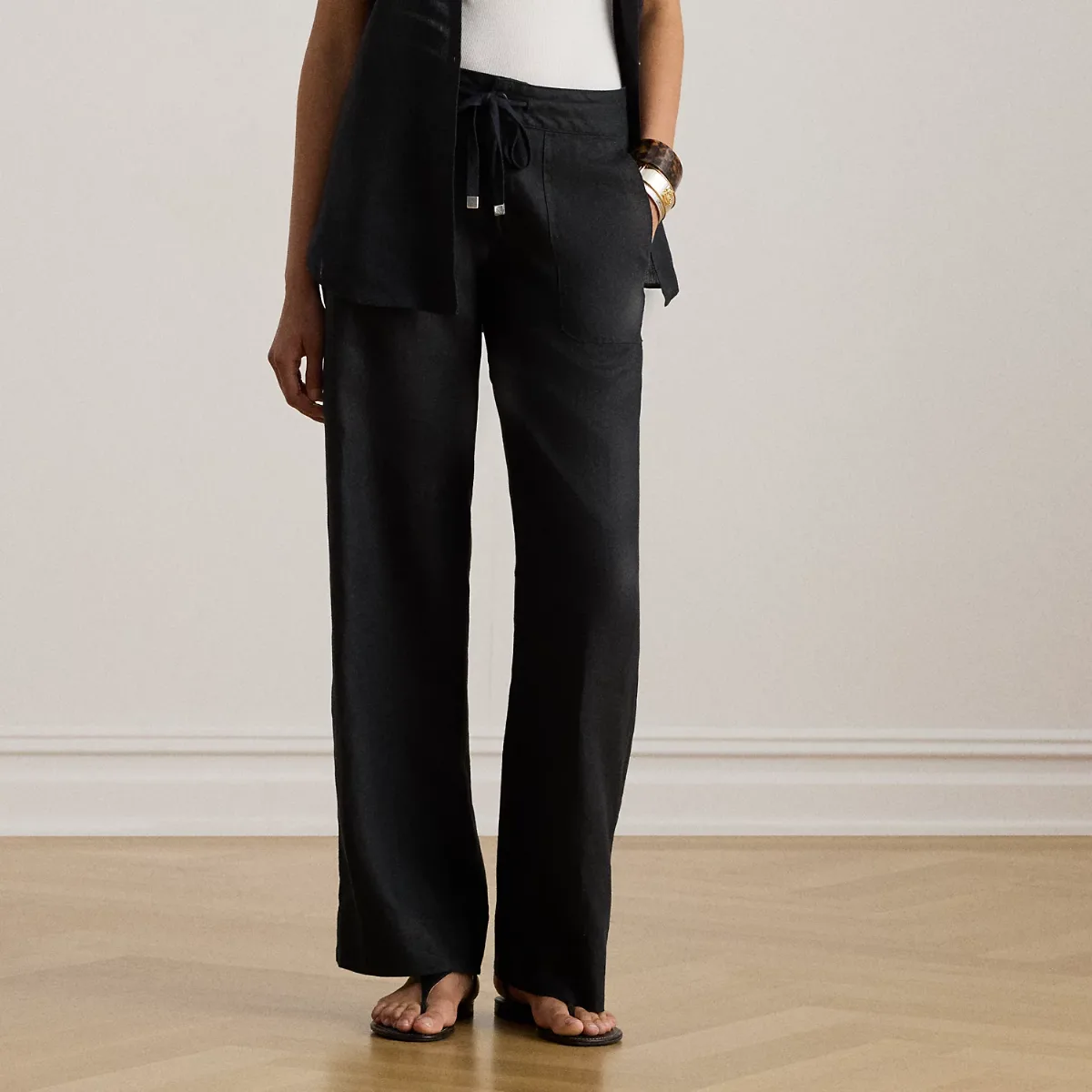 Linen Wide-Leg Pant by Ralph Lauren