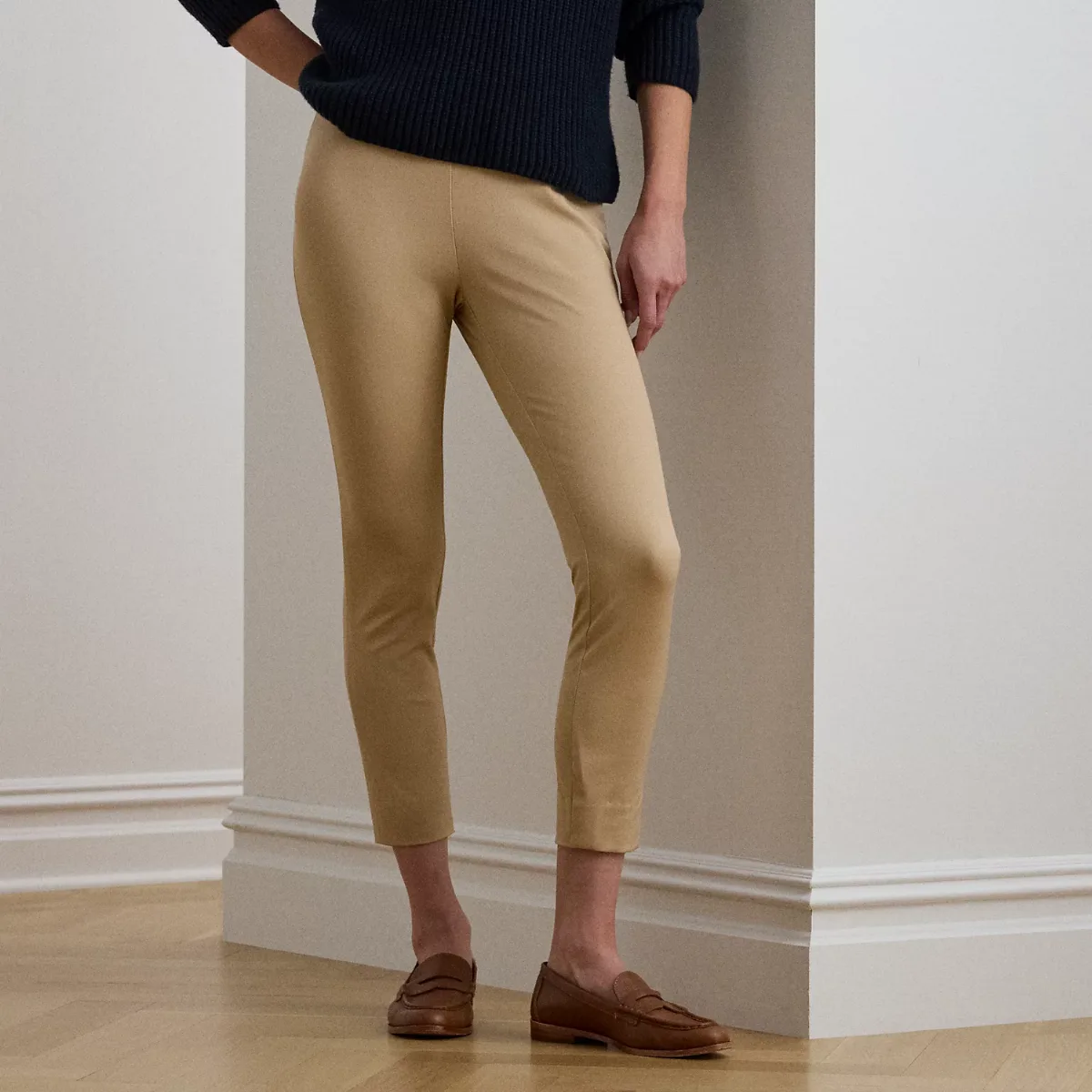 Stretch-Cotton Blend Twill Skinny Pant by Ralph Lauren