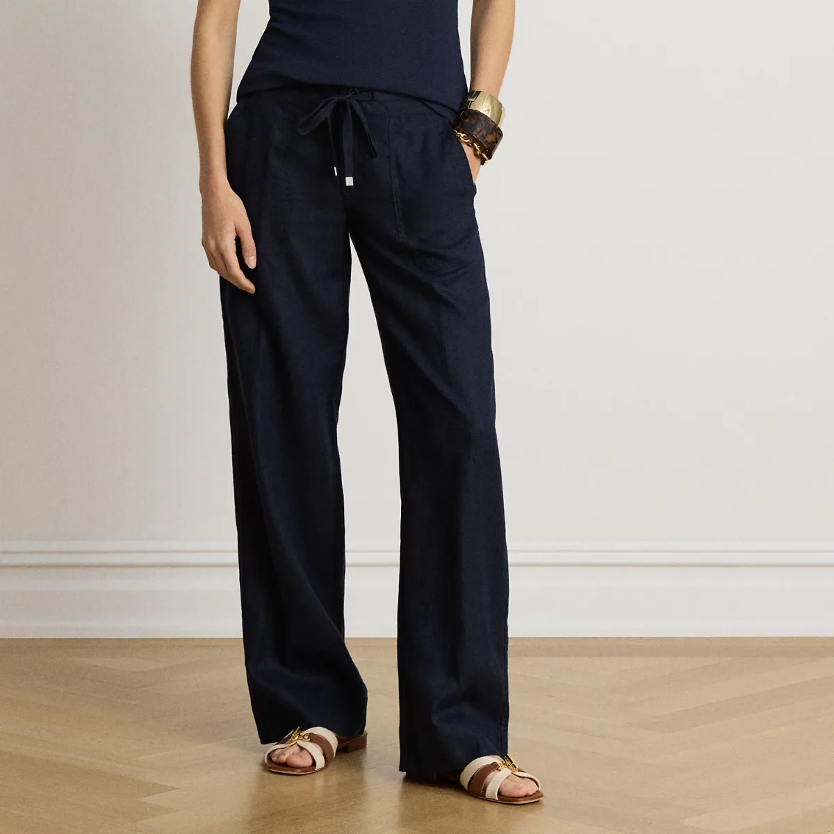 Linen Wide-Leg Pant by Ralph Lauren
