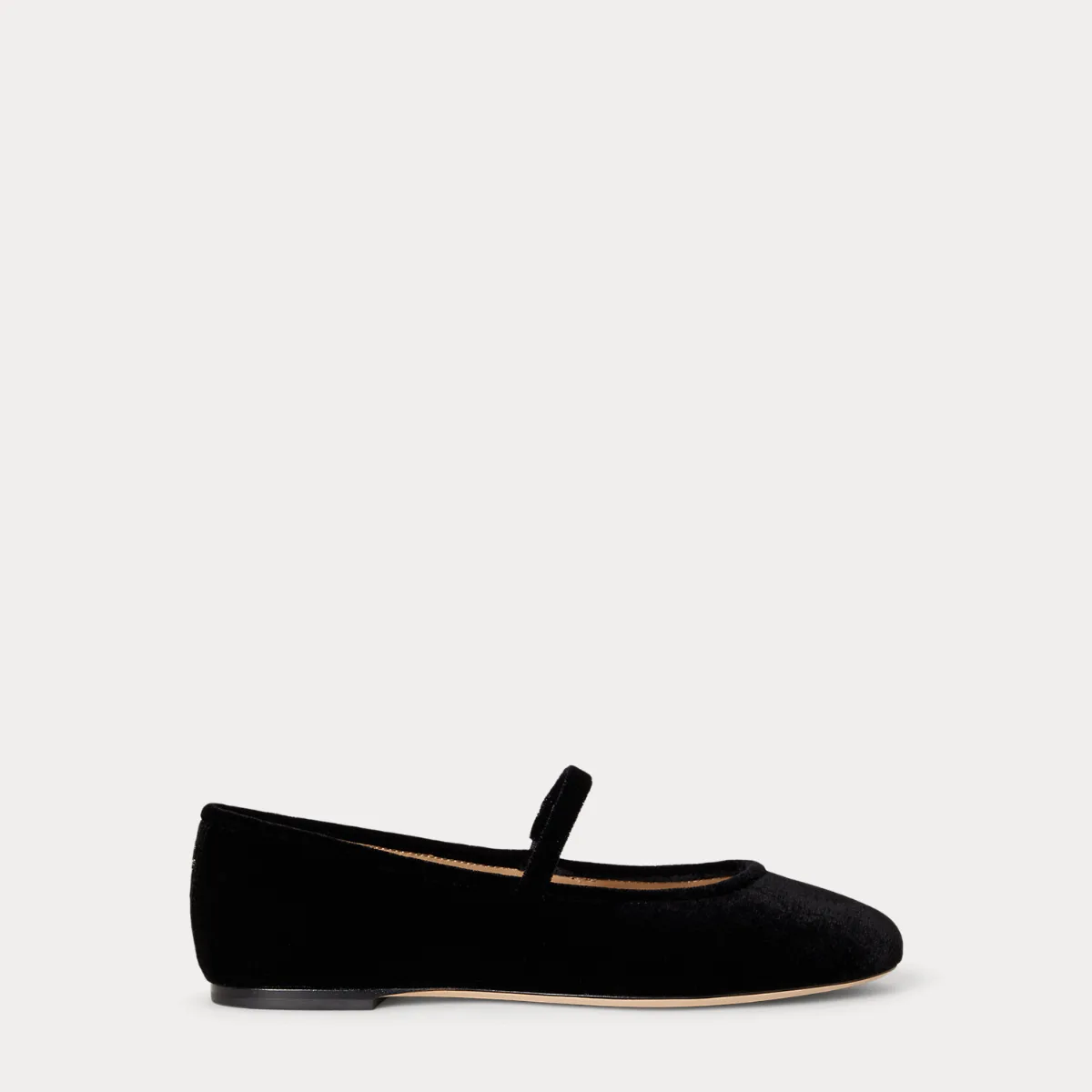 Jayna Velvet Mary Jane Flat by Ralph Lauren