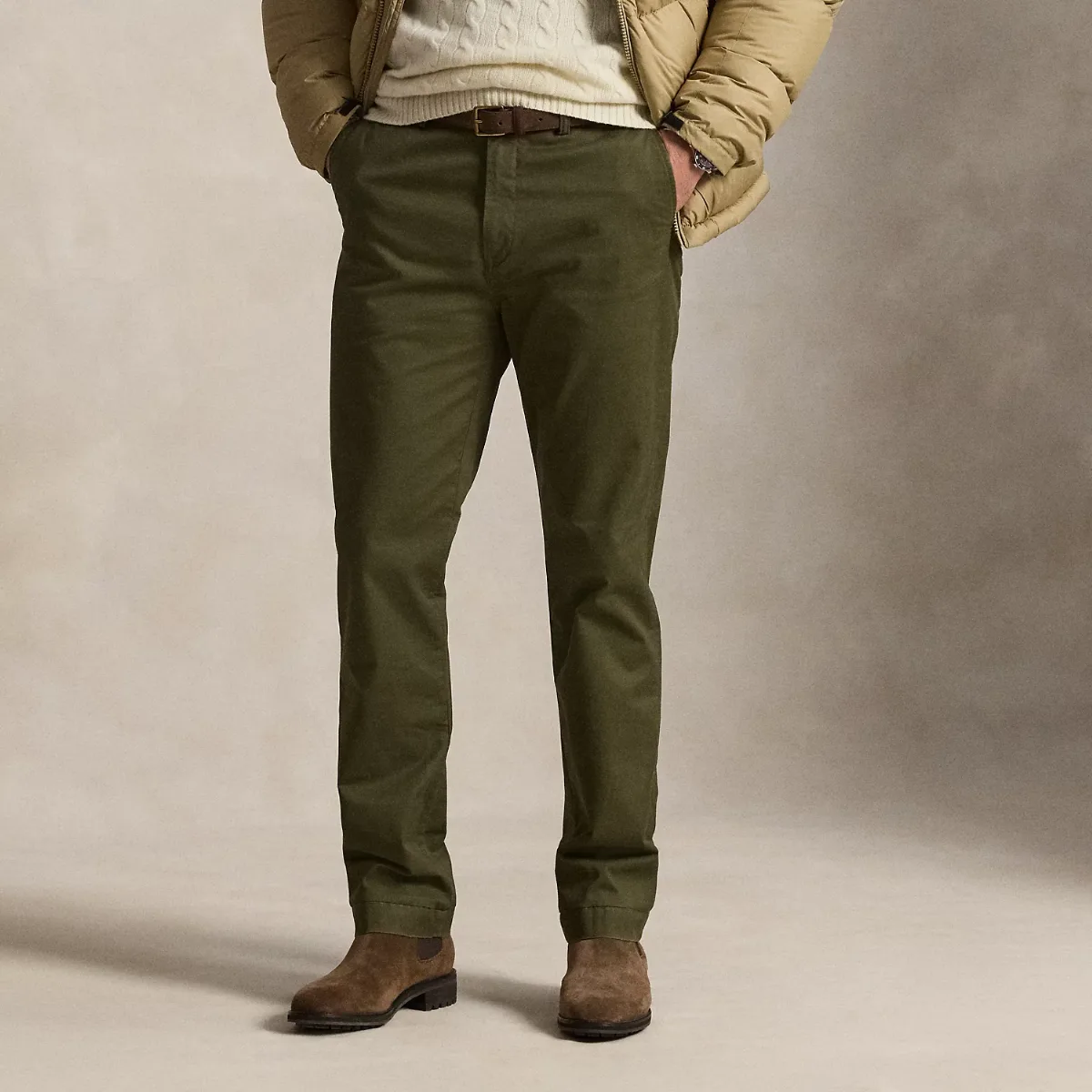 Bedford Classic Fit Washed Chino Pant