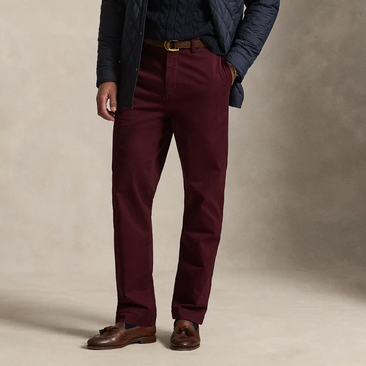 Bedford Classic Fit Washed Chino Pant