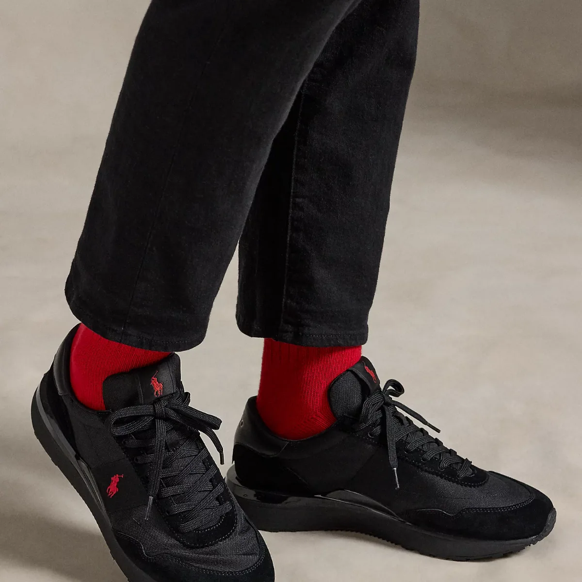 Train 89 Suede & Oxford Sneaker