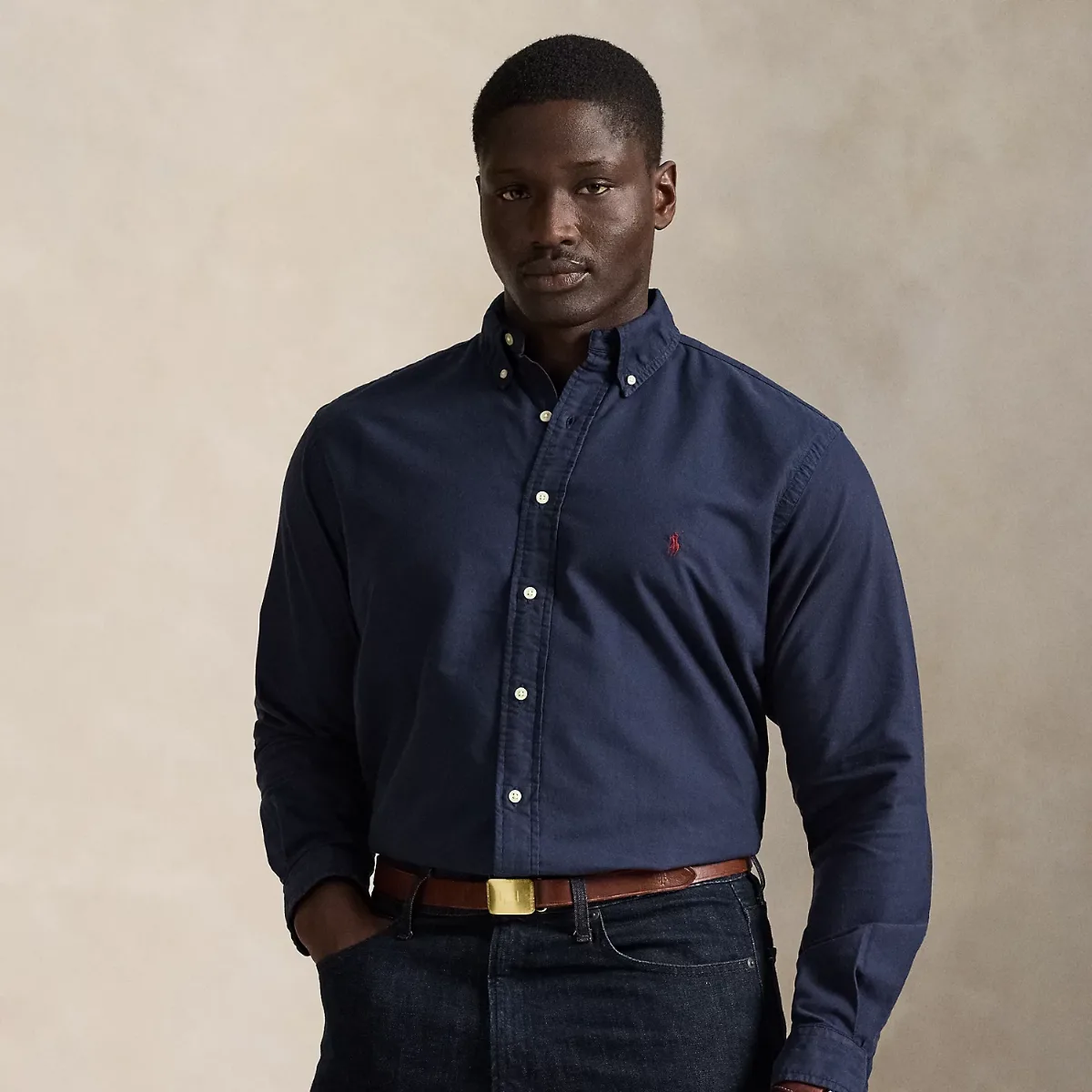 Garment-Dyed Oxford Shirt by Ralph Lauren