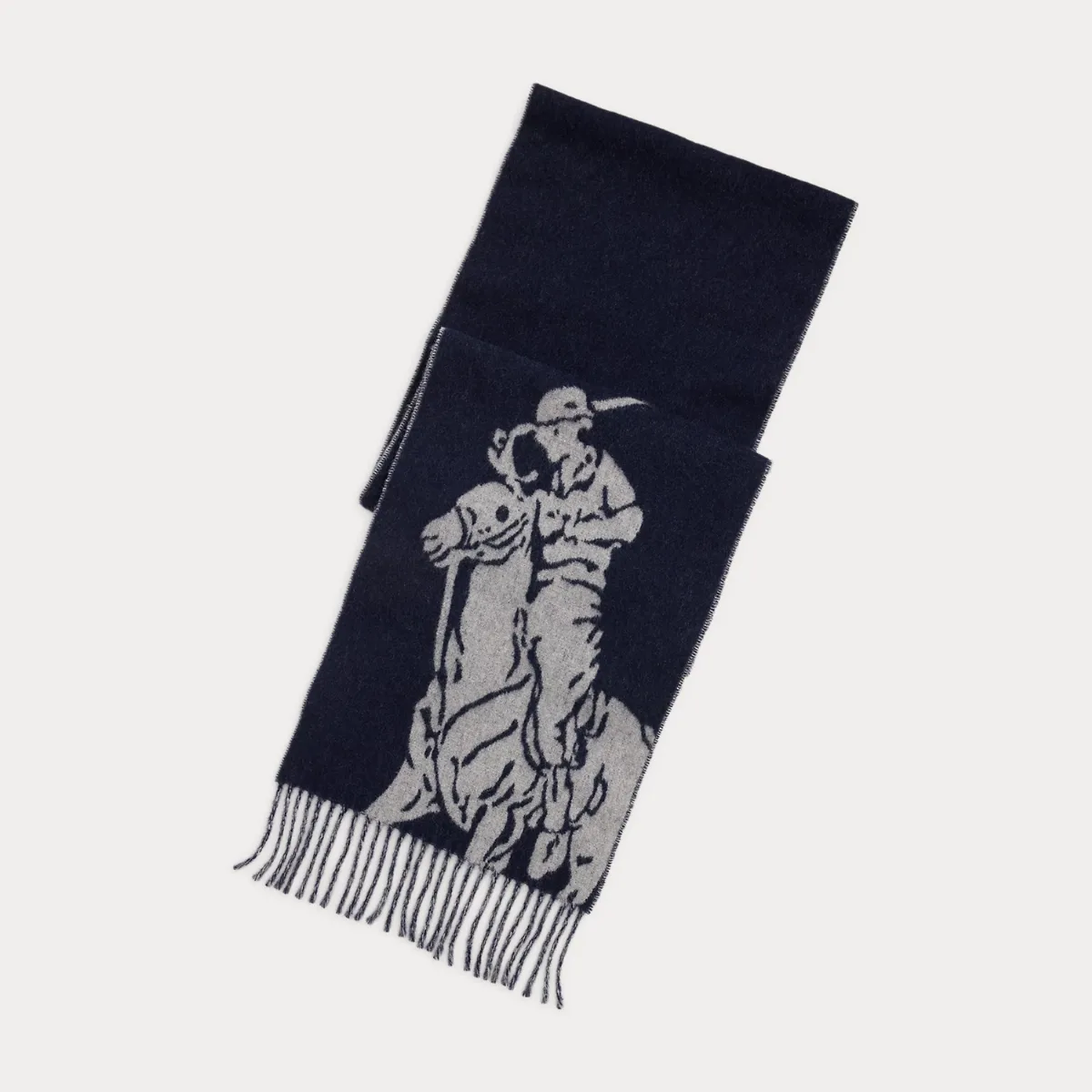 Big Pony Wool-Blend Scarf by Ralph Lauren