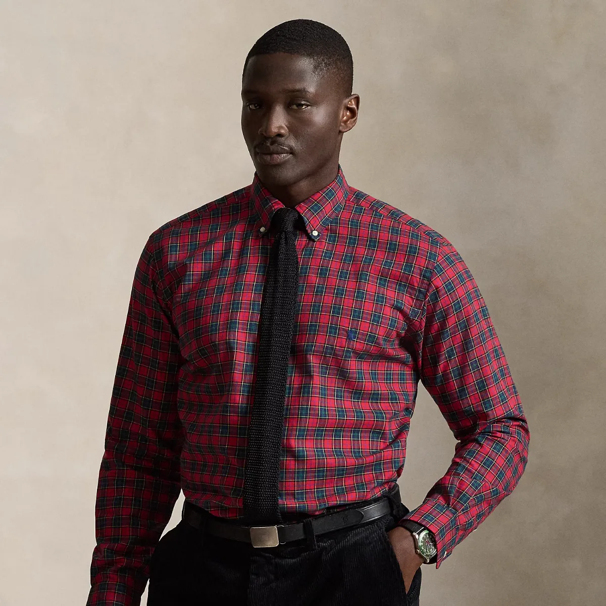 Plaid Twill Shirt by Ralph Lauren