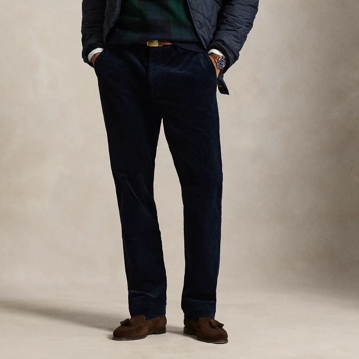 Stretch Straight Fit Corduroy Pant