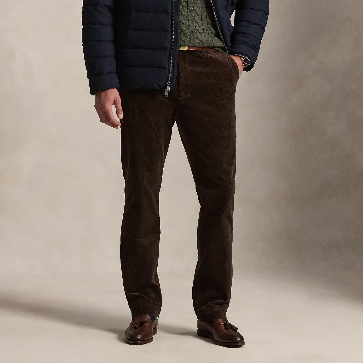 Stretch Straight Fit Corduroy Pant