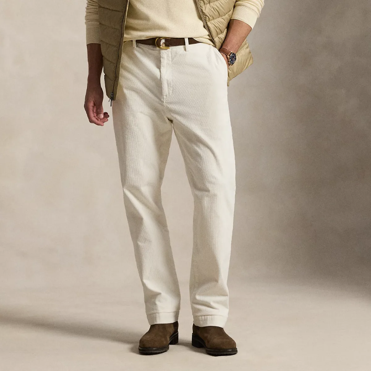 Stretch Straight Fit Corduroy Pant