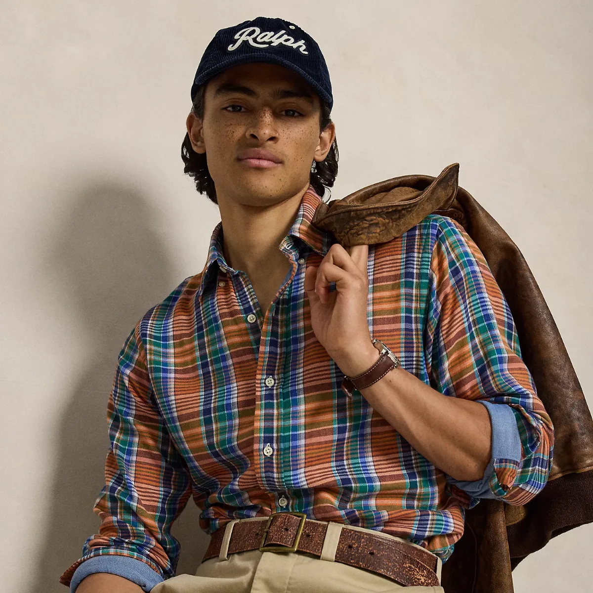 Classic Fit Plaid Double-Faced Shirt by Ralph Lauren