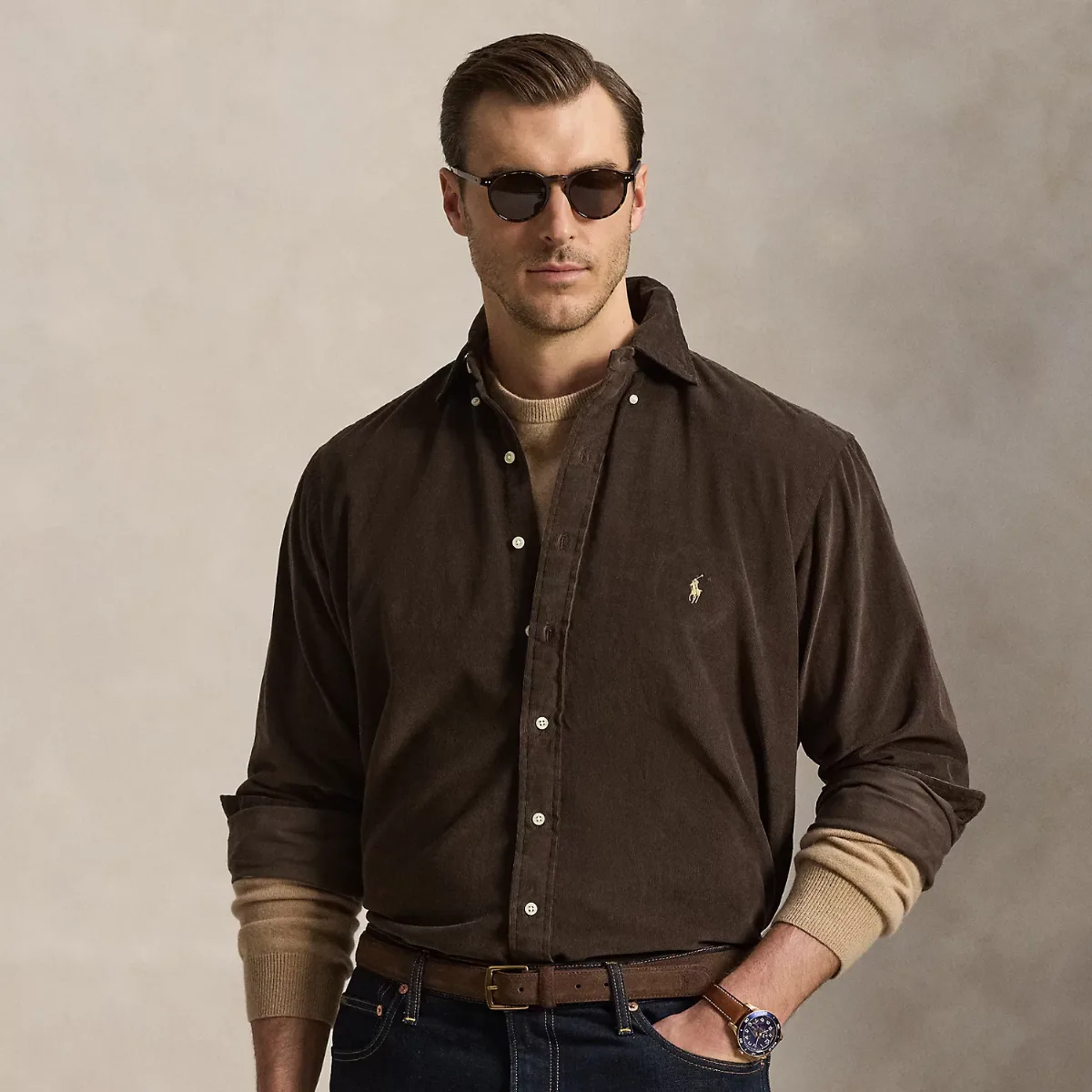 Fine-Wale Corduroy Shirt by Ralph Lauren