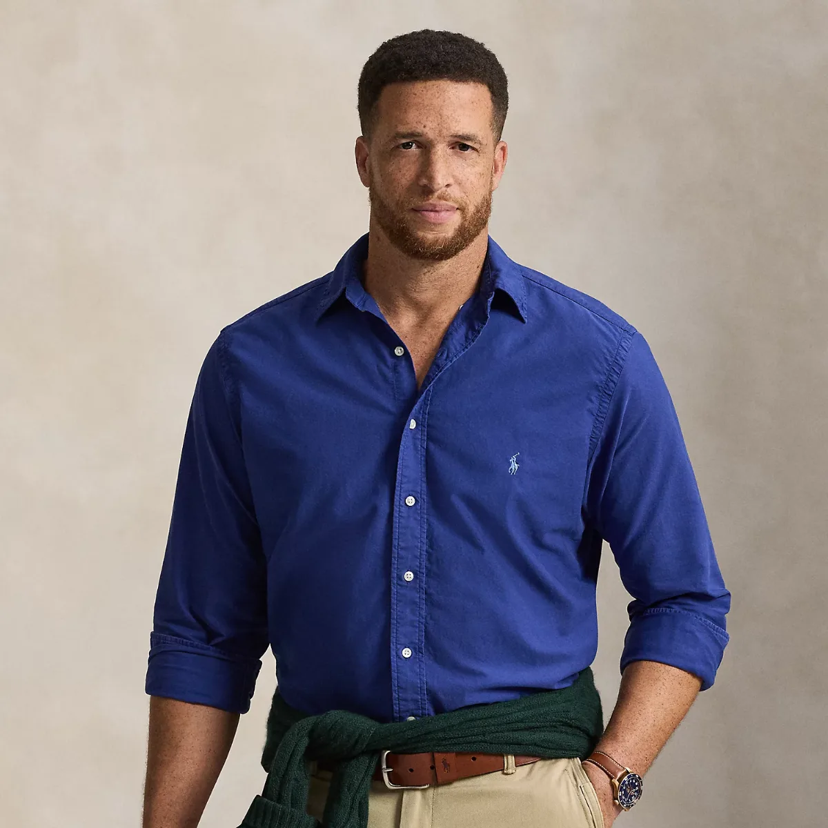 Garment-Dyed Oxford Shirt by Ralph Lauren