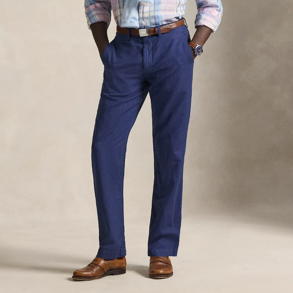 Bedford Classic Fit Linen-Cotton Pant by Ralph Lauren
