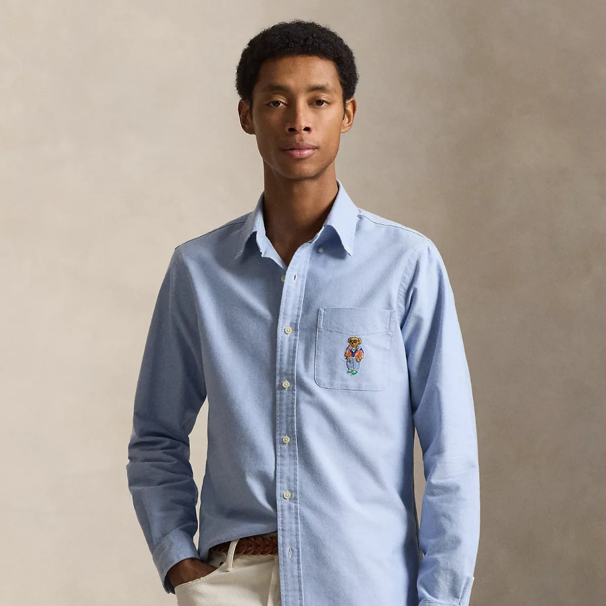 Classic Fit Polo Bear Oxford Shirt by Ralph Lauren