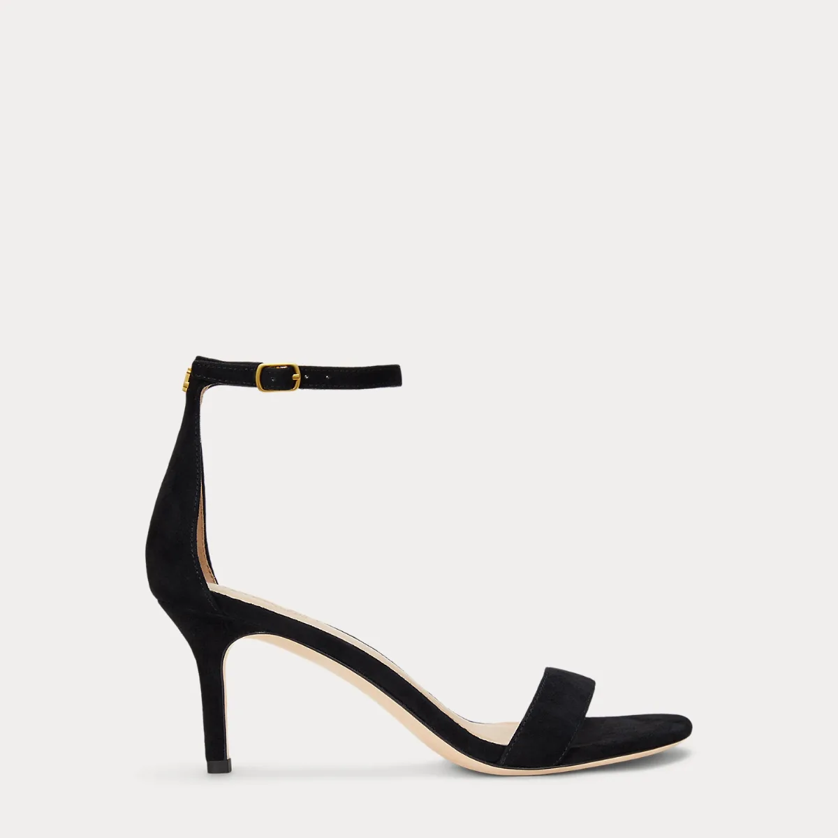 Allie Mid-Heel Suede Sandal