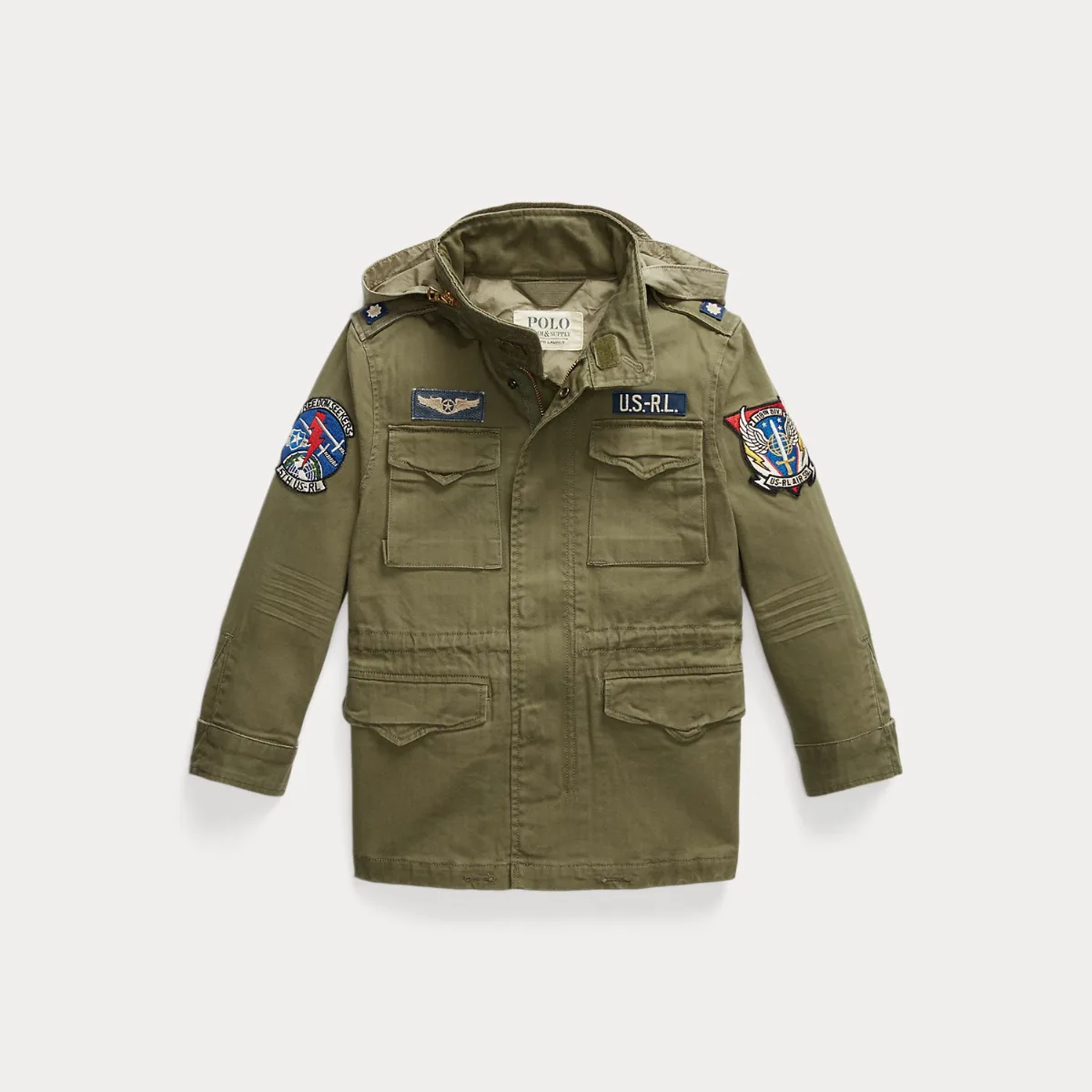 Cotton Herringbone Field Jacket by Ralph Lauren