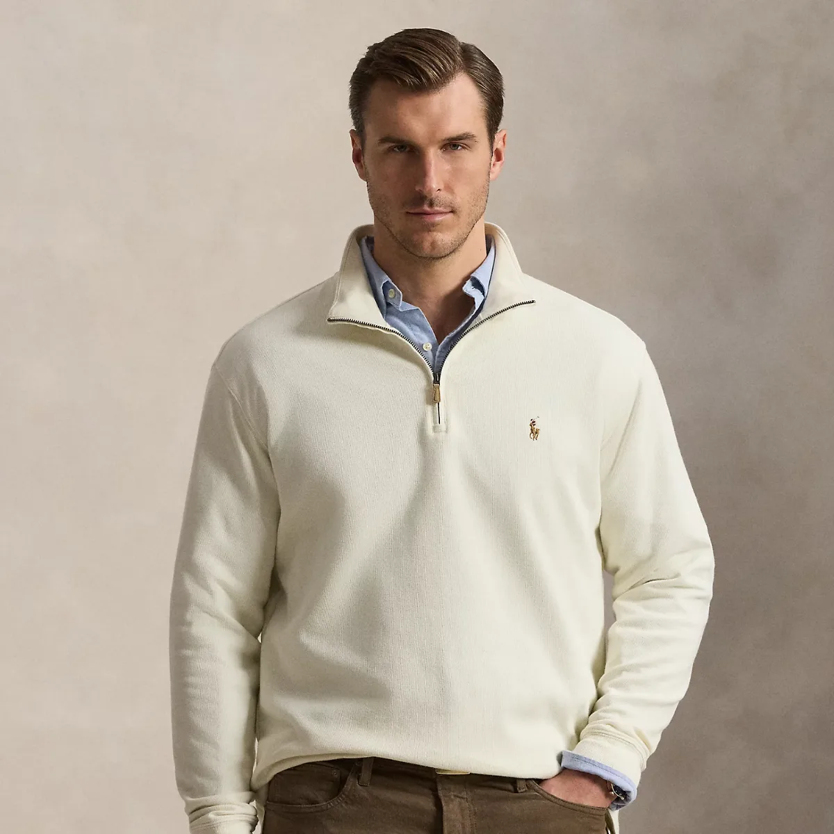 Estate-Rib Quarter-Zip Pullover
