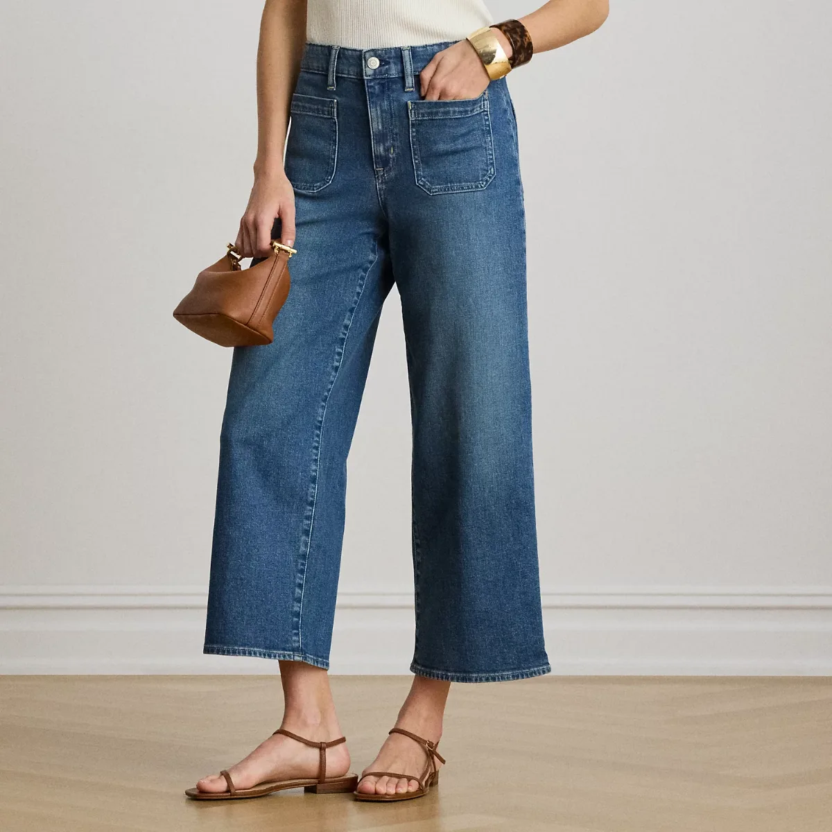High-Rise Wide-Leg Jean by Ralph Lauren