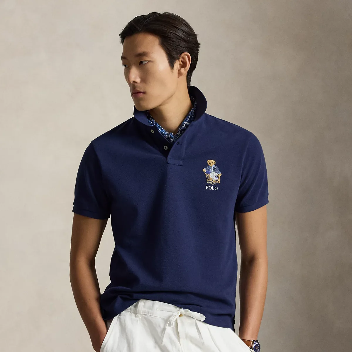 Custom Slim Fit Polo Bear Polo Shirt