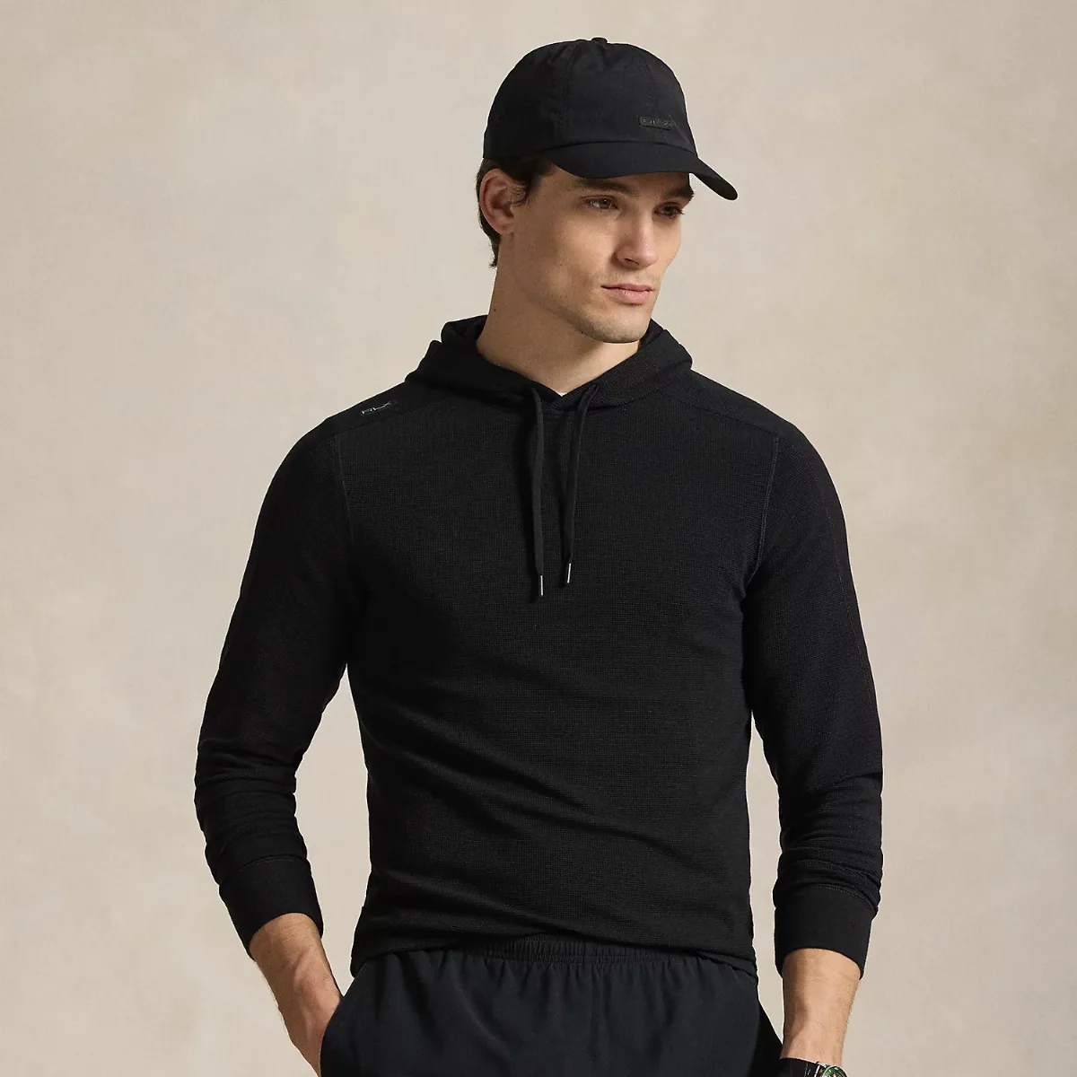 Performance Waffle-Knit Hoodie by Ralph Lauren