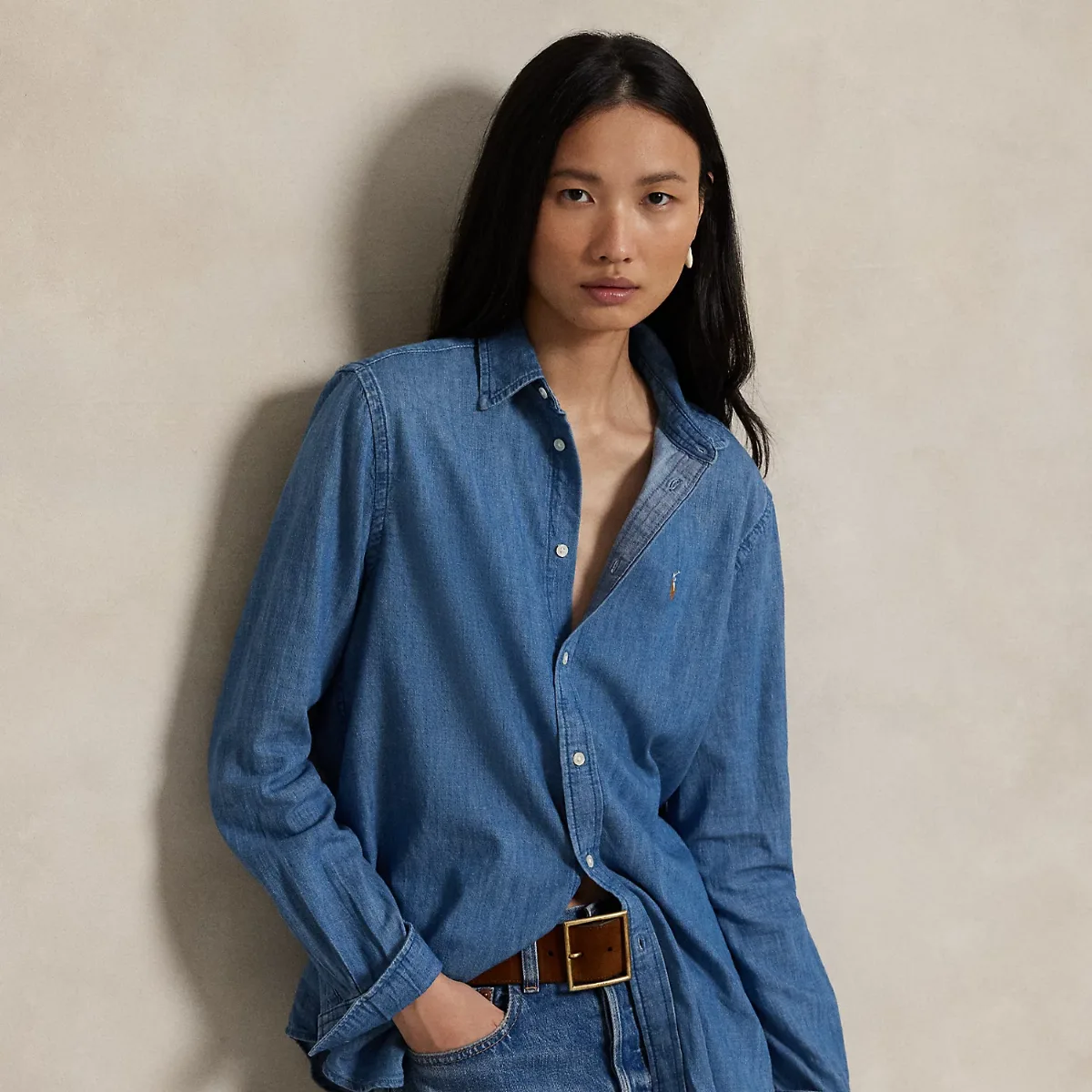 Classic Fit Denim Shirt in Wilard Wash