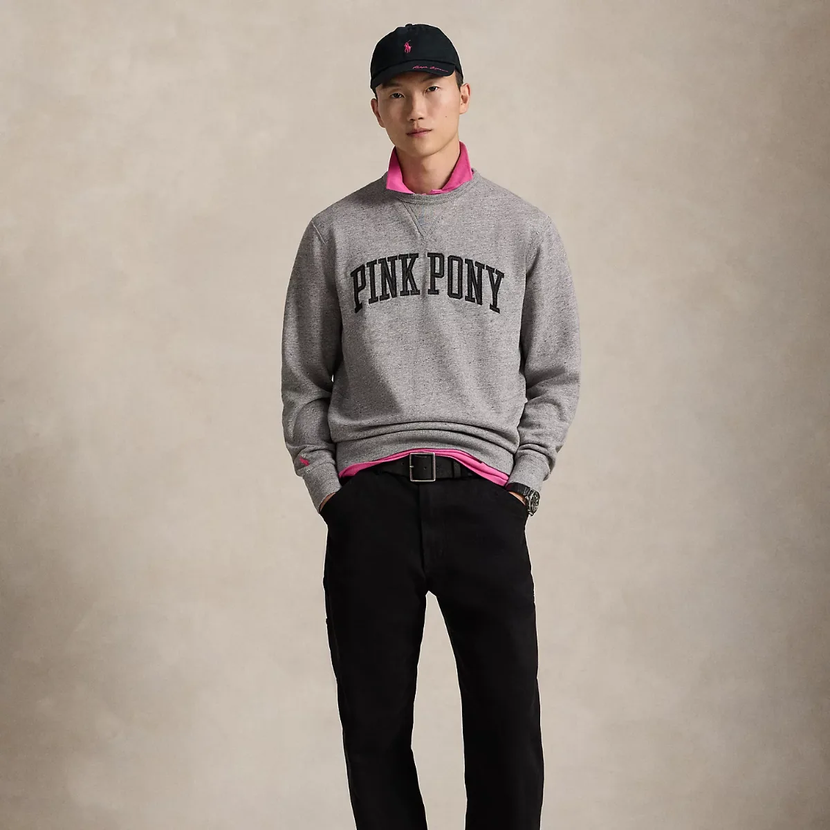 Pink Pony Classic Fit Fleece Sweatshirt by Ralph Lauren